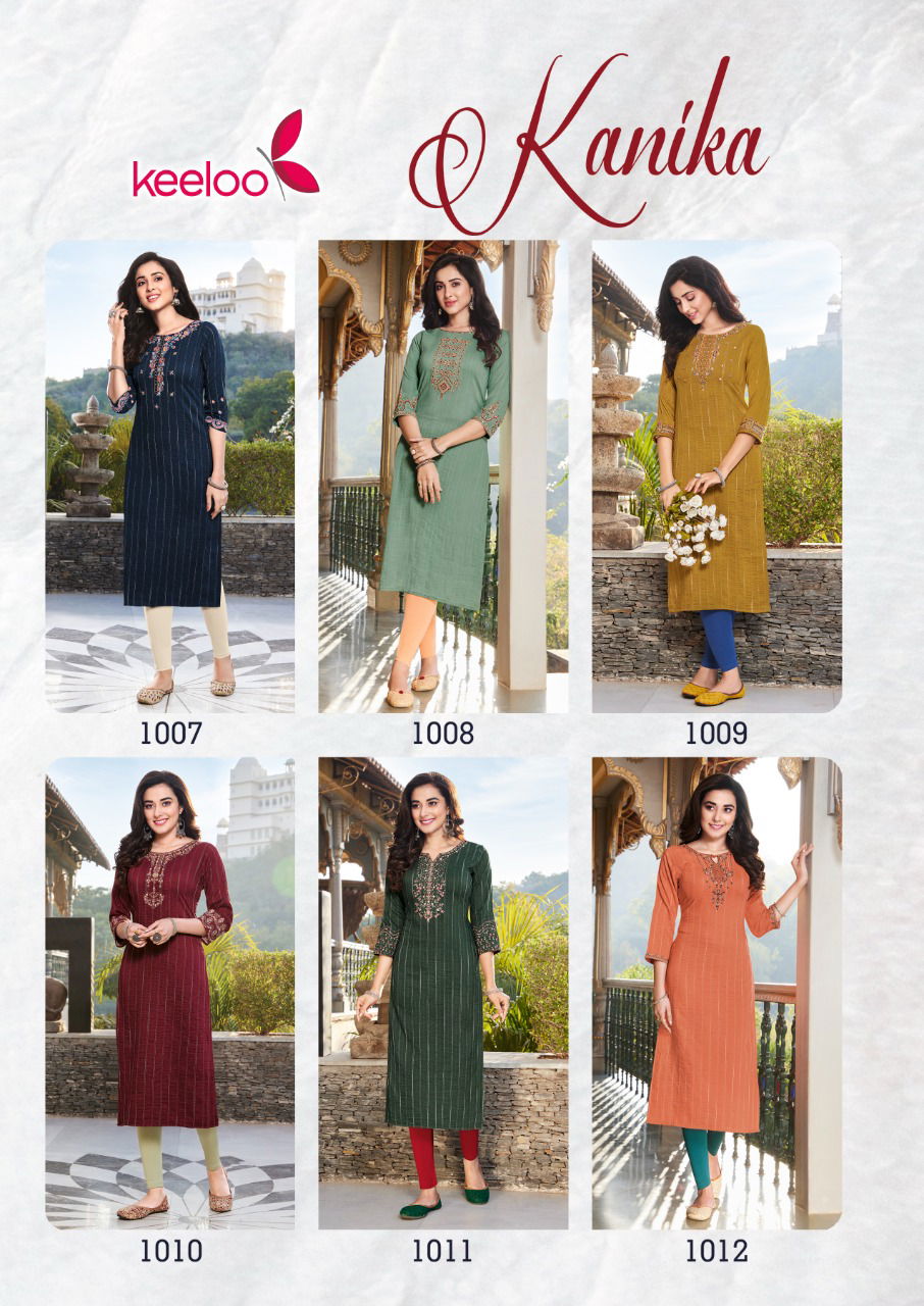 Koodee Kanika 1 New Exclusive Wear Viscose Designer Latest Kurti Collection